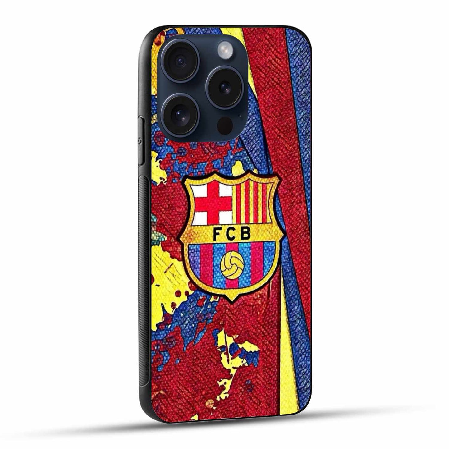 FC Barcelona Funky Logo Original Glass Cover