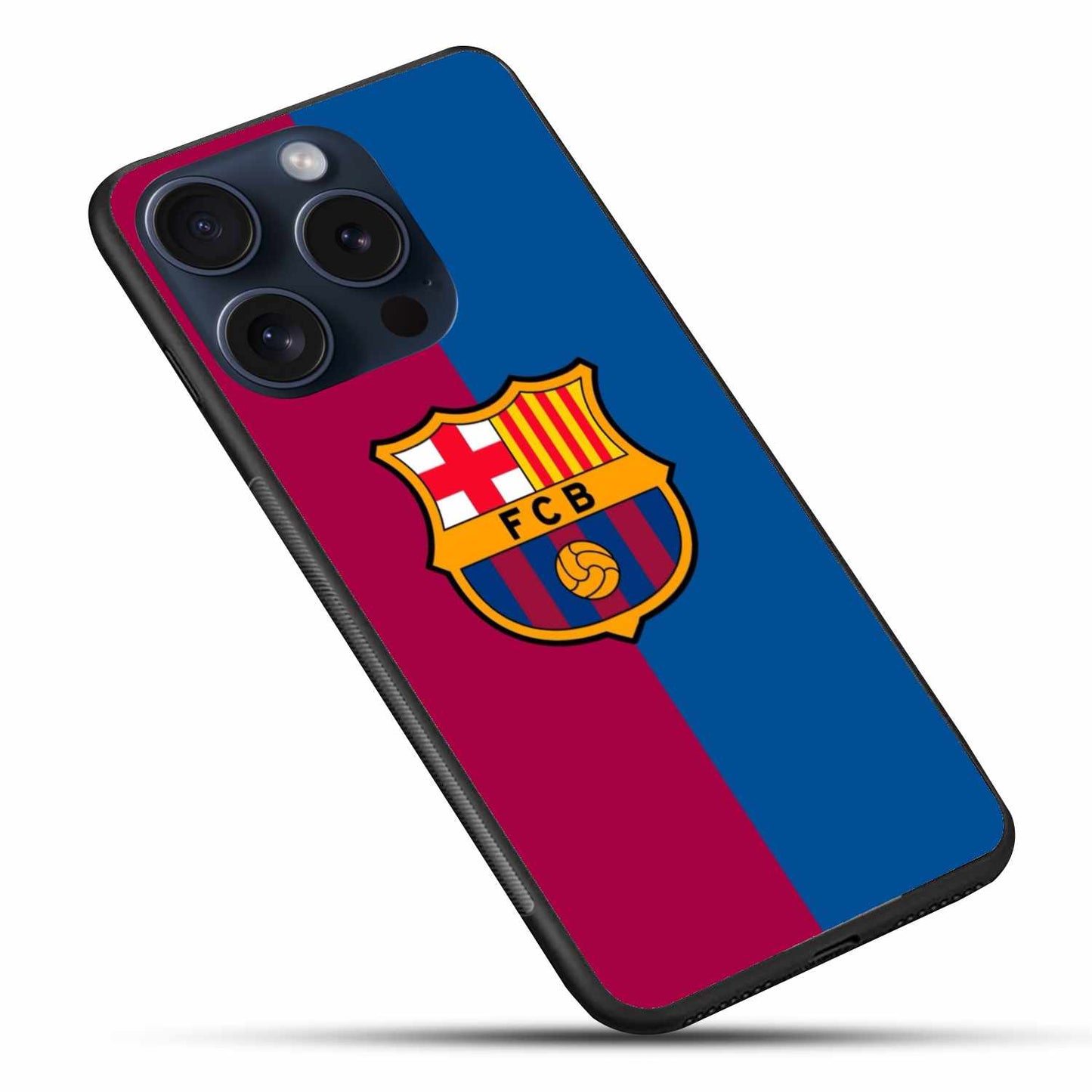 FC Barcelona Logo Red And Blue Print Original Glass Cover