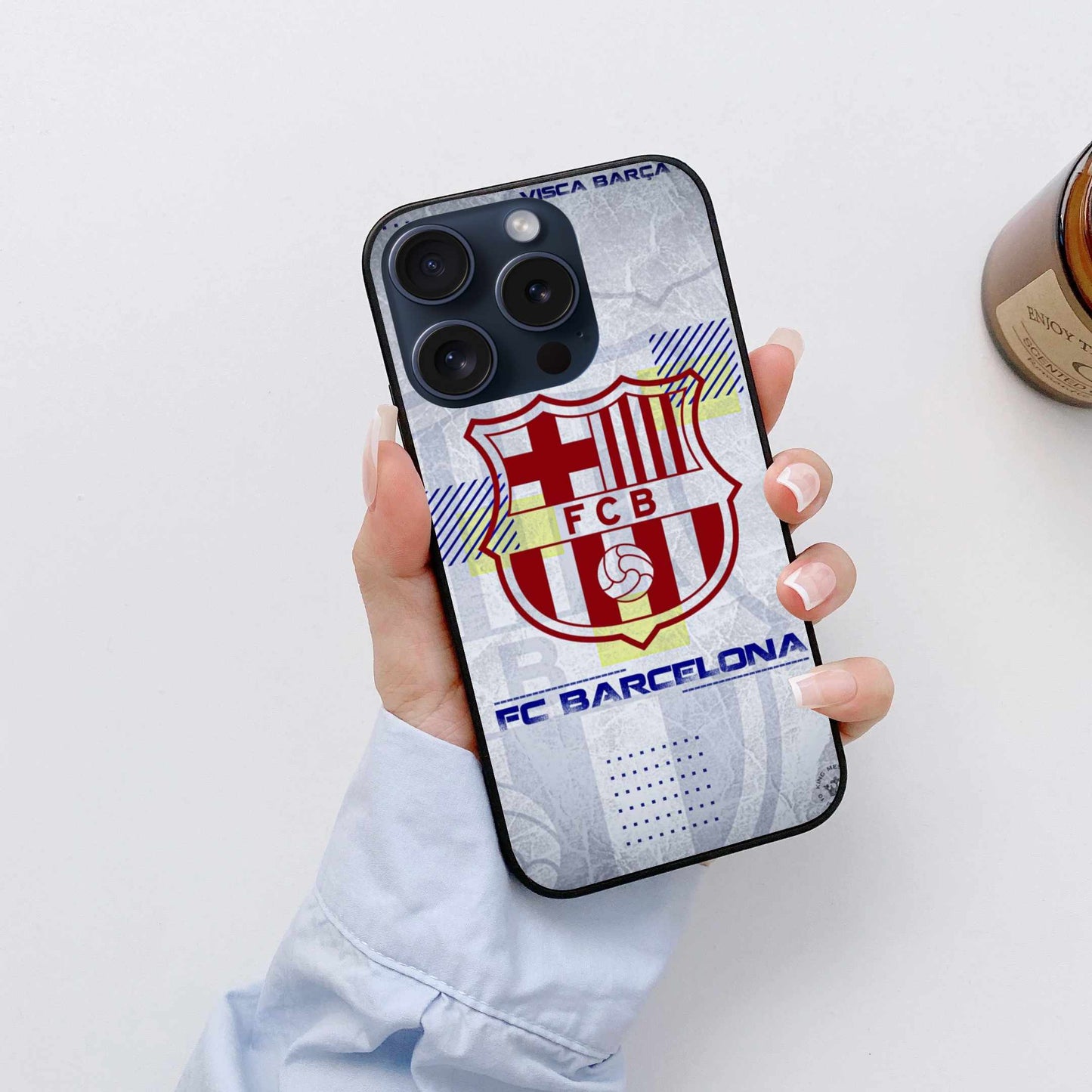 FC barcelona Emblem Red Original Glass Cover
