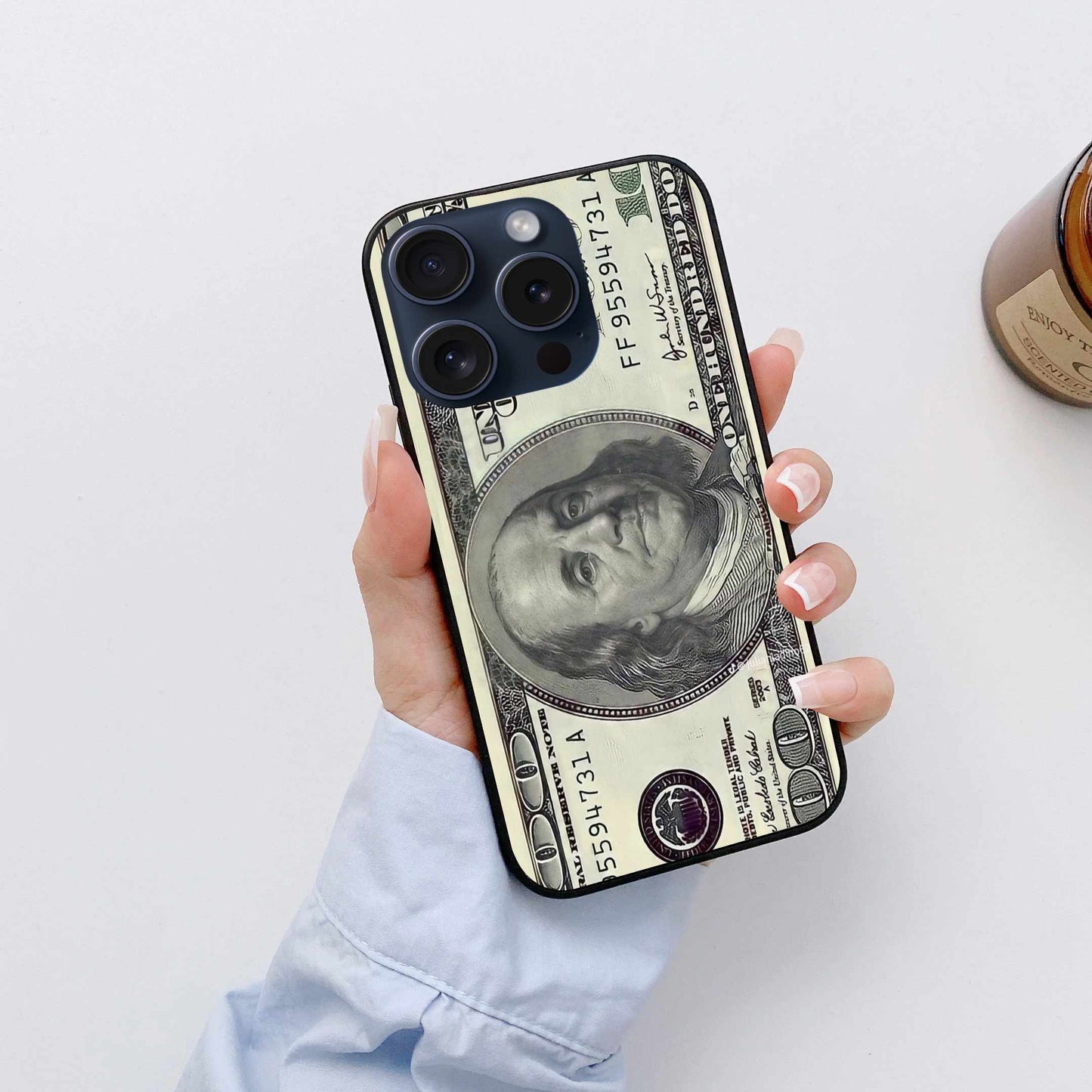 Money Vibes $100 Benjamin Design Original Glass Cover