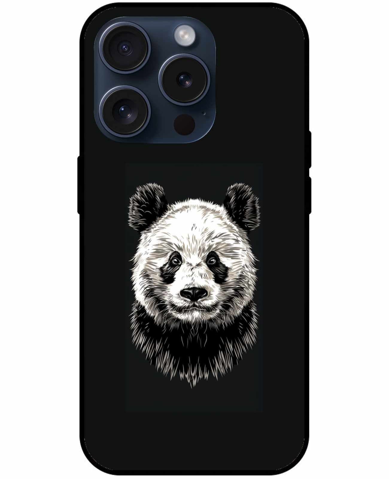 The Panda Dark Print Original Glass Cover