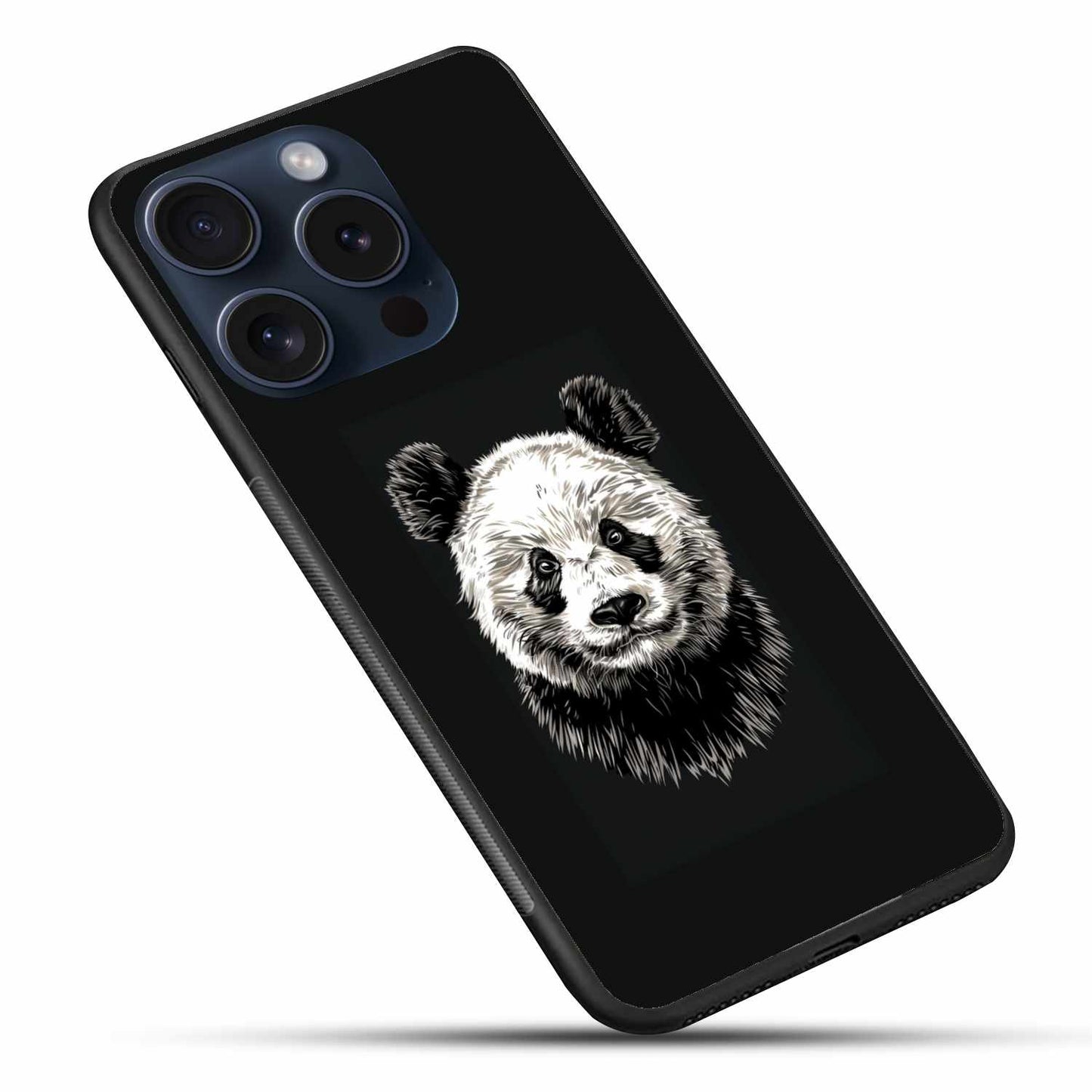 The Panda Dark Print Original Glass Cover