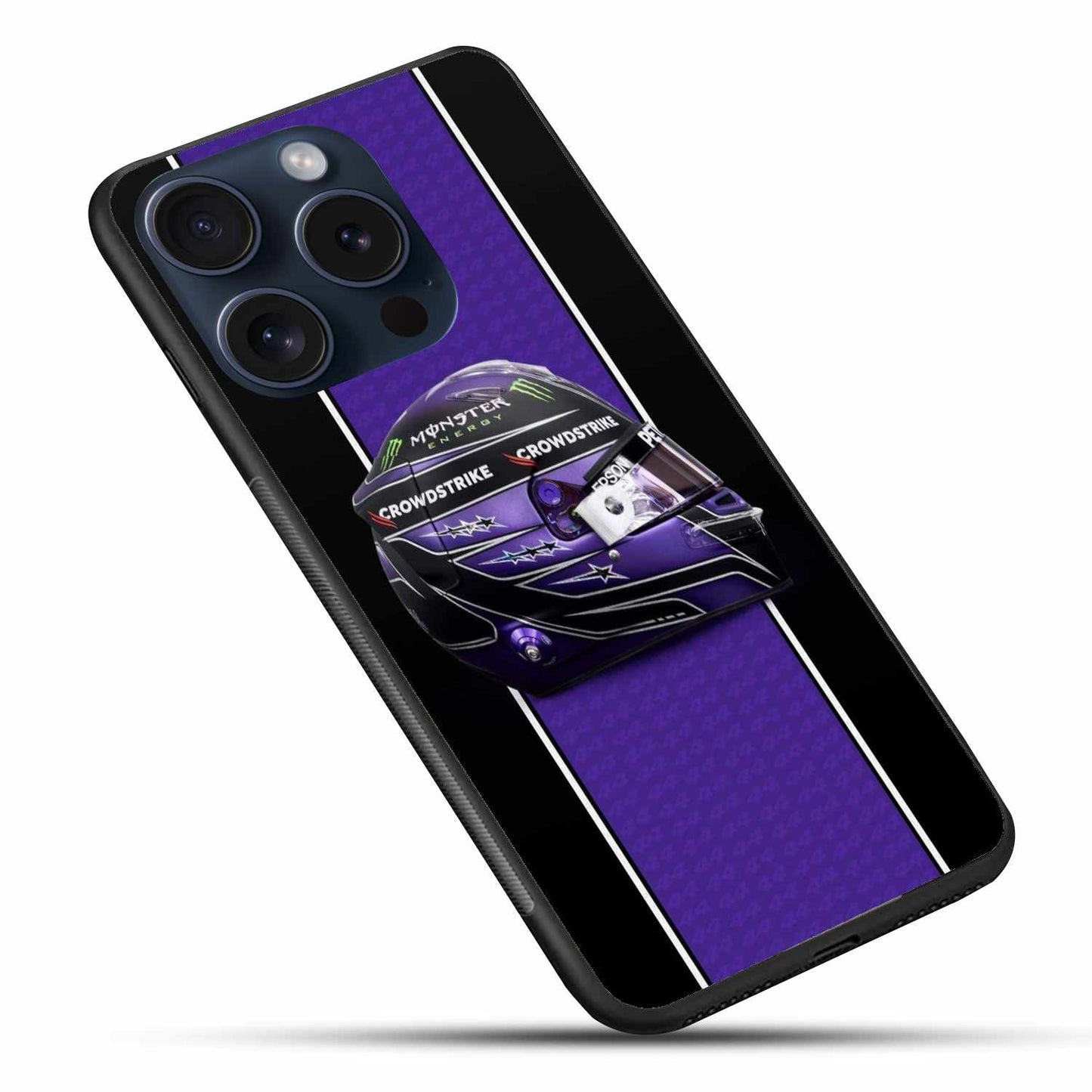 Lewis Hamilton Helmet – Purple Power Edition #44Original Glass Cover