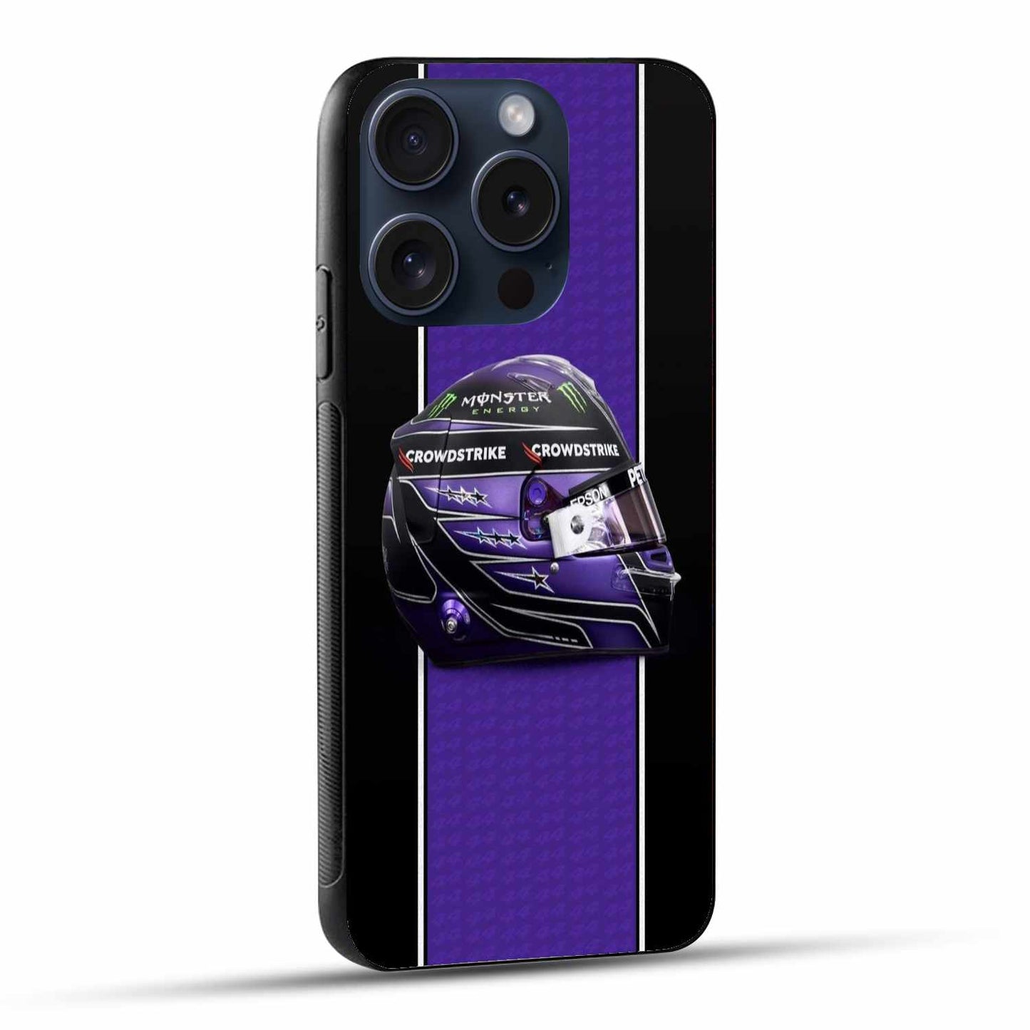 Lewis Hamilton Helmet – Purple Power Edition #44Original Glass Cover