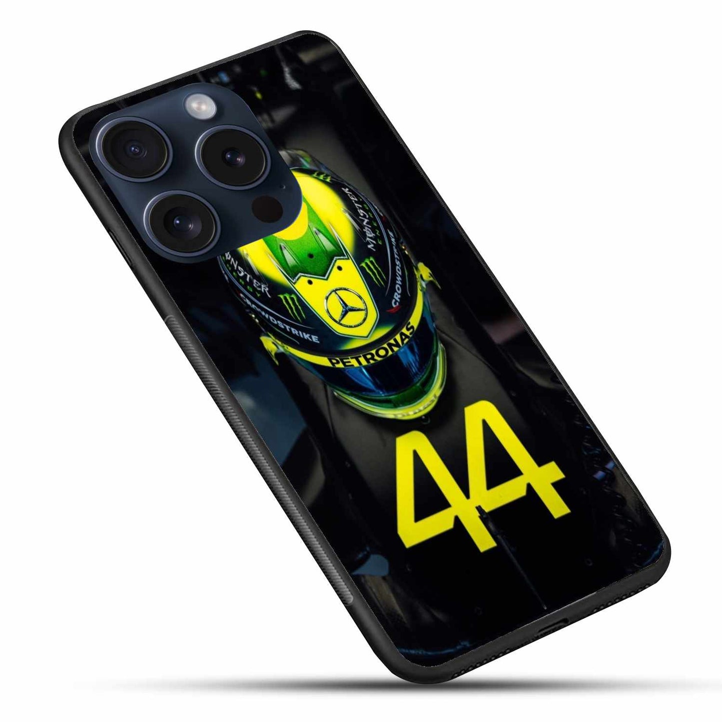 Hamilton #44 – Neon Helmet & Mercedes Power Original Glass Cover