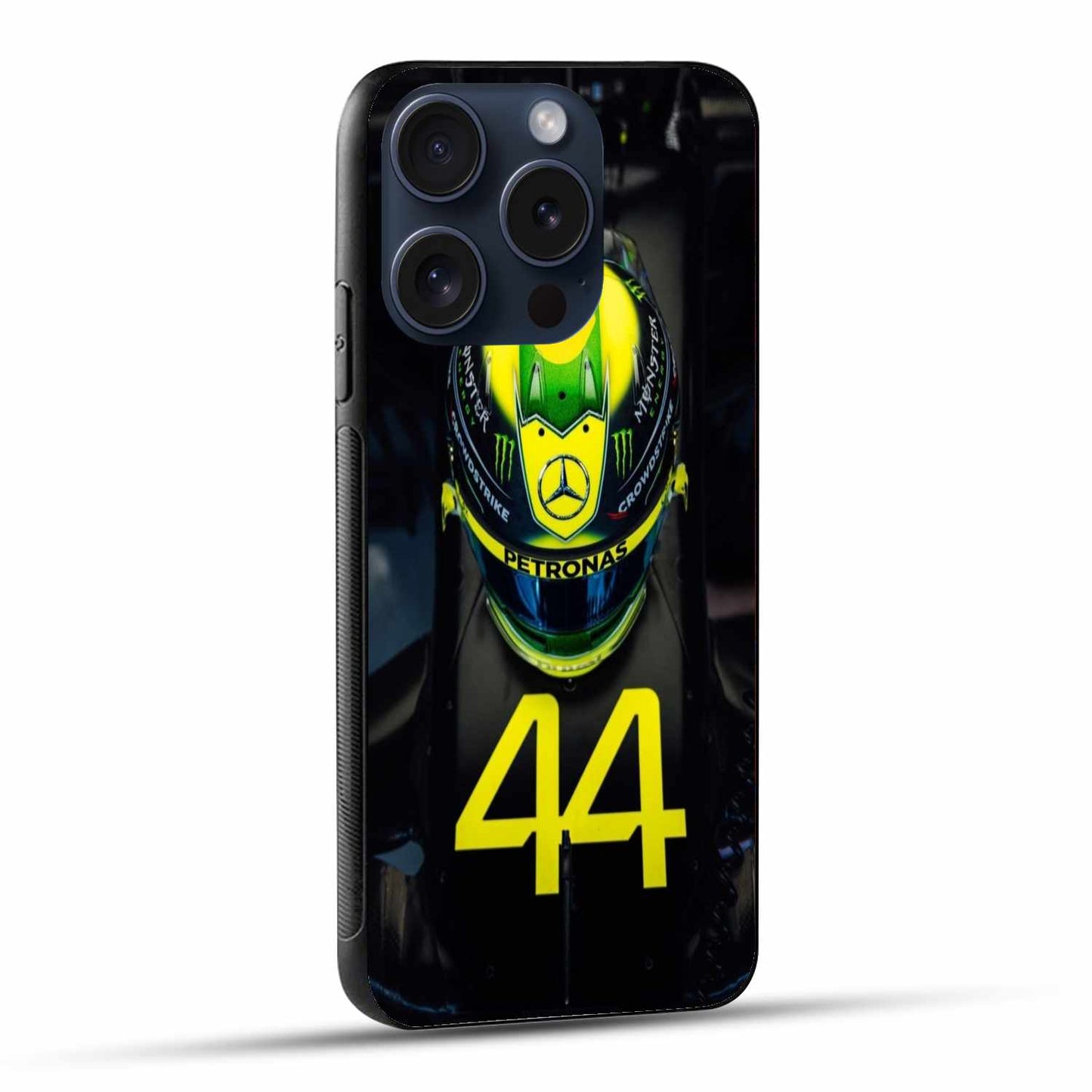 Hamilton #44 – Neon Helmet & Mercedes Power Original Glass Cover