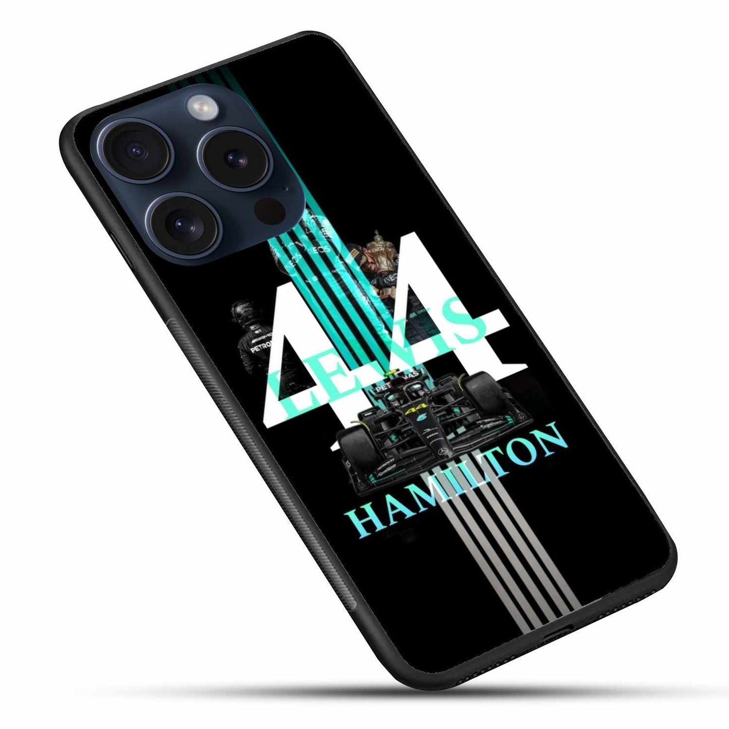 Lewis Hamilton #44 Racing Stripes – Speed & Legacy Edition Original Glass Cover