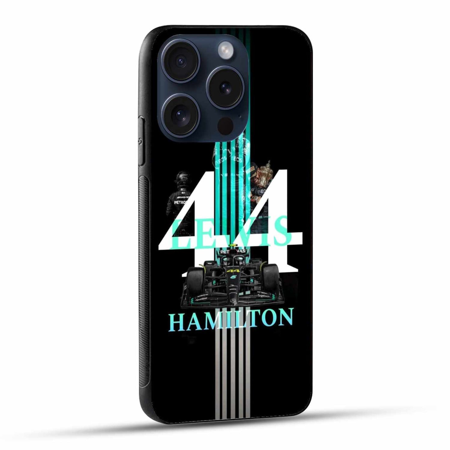 Lewis Hamilton #44 Racing Stripes – Speed & Legacy Edition Original Glass Cover
