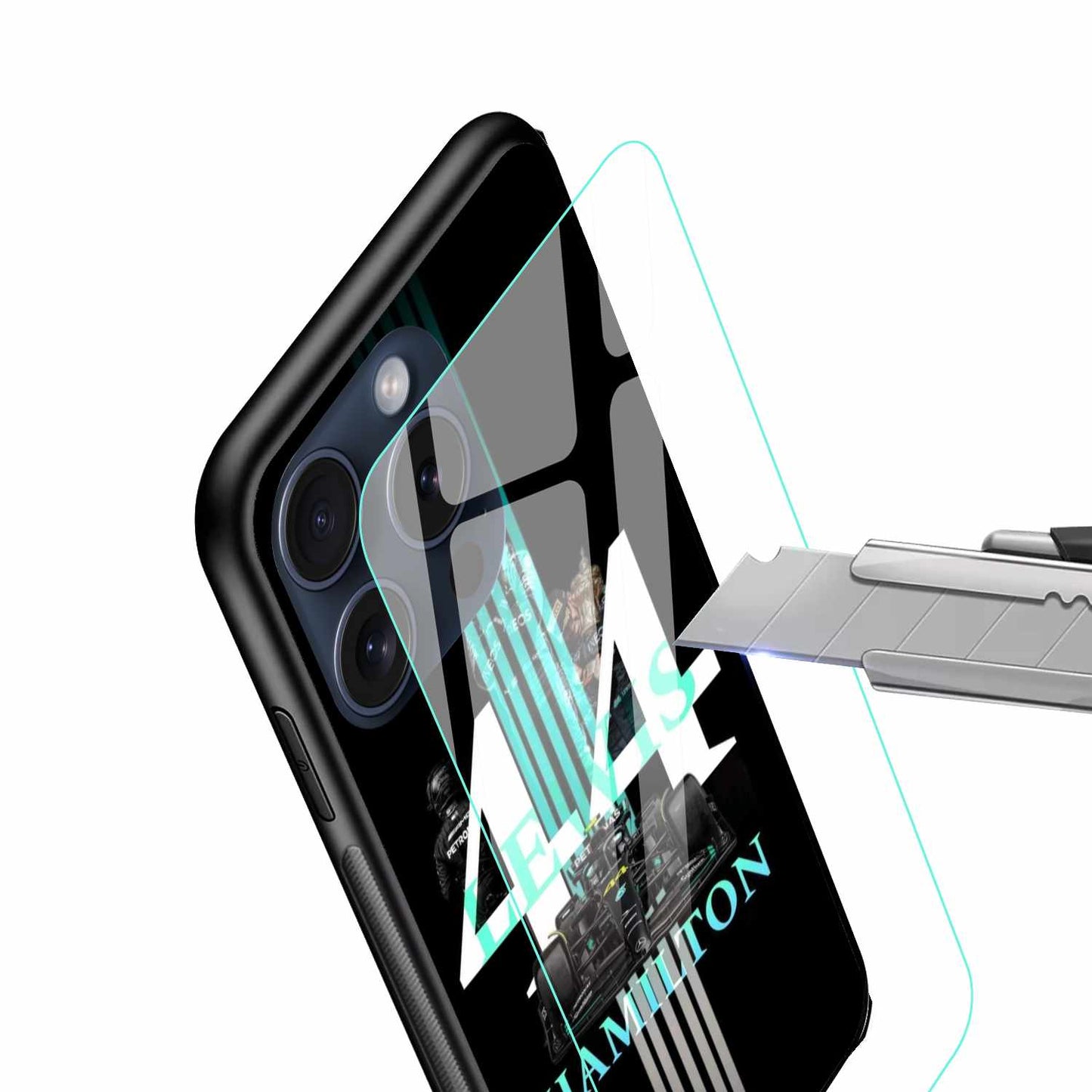 Lewis Hamilton #44 Racing Stripes – Speed & Legacy Edition Original Glass Cover