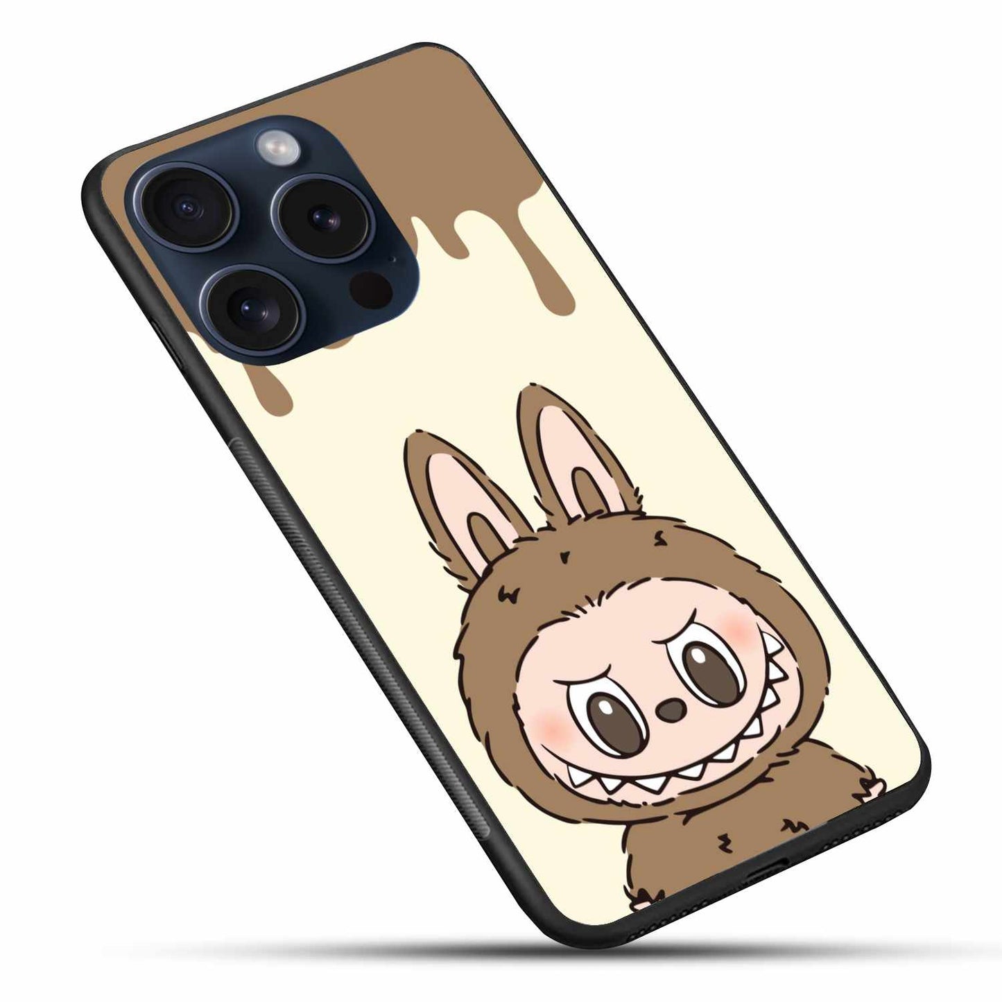 The Labubu on a beige background Original Glass Cover
