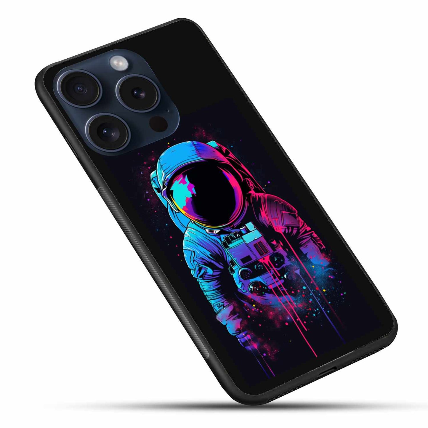 Melting Neon Astronaut Original Glass Cover
