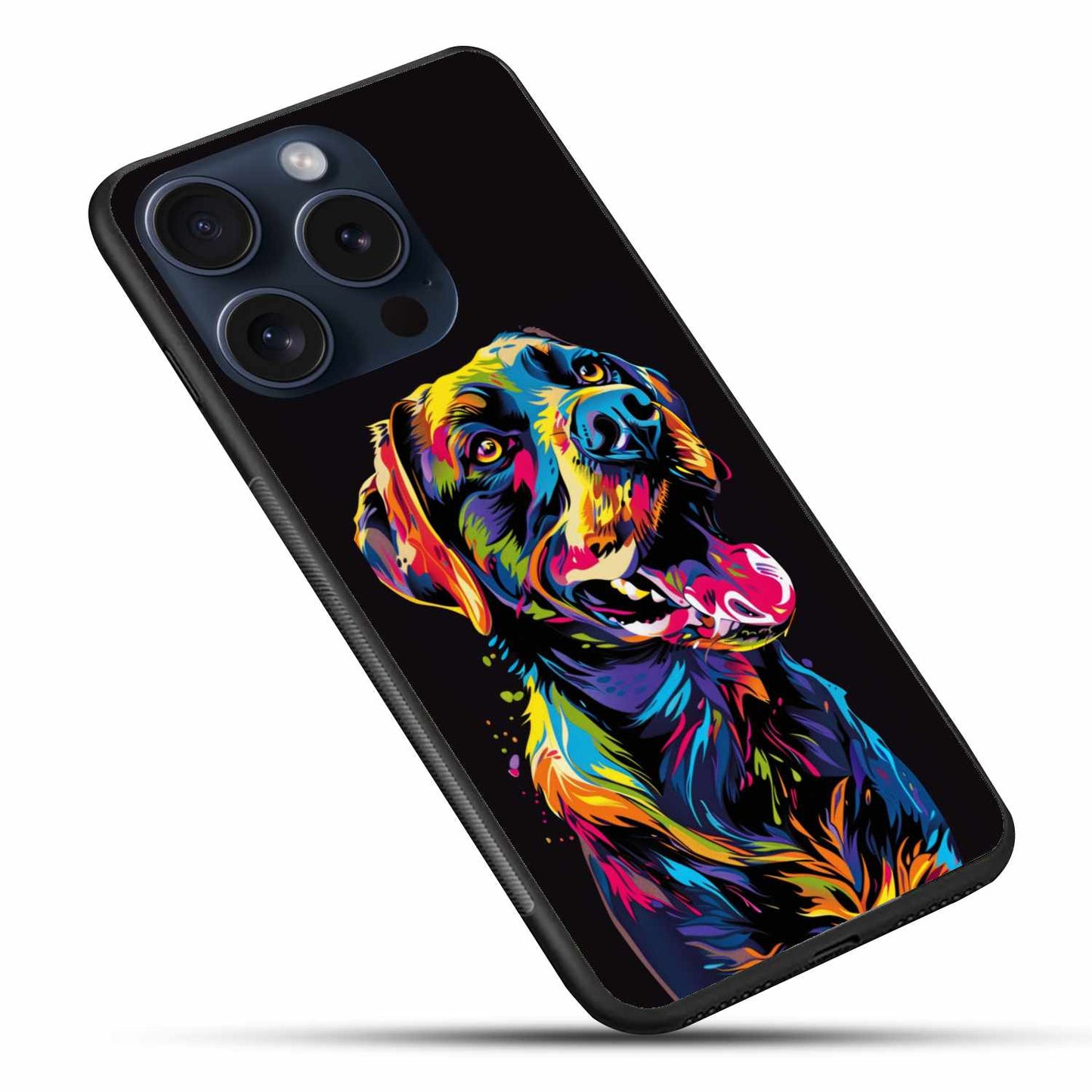 Neon Artistic Labrador Original Glass Cover