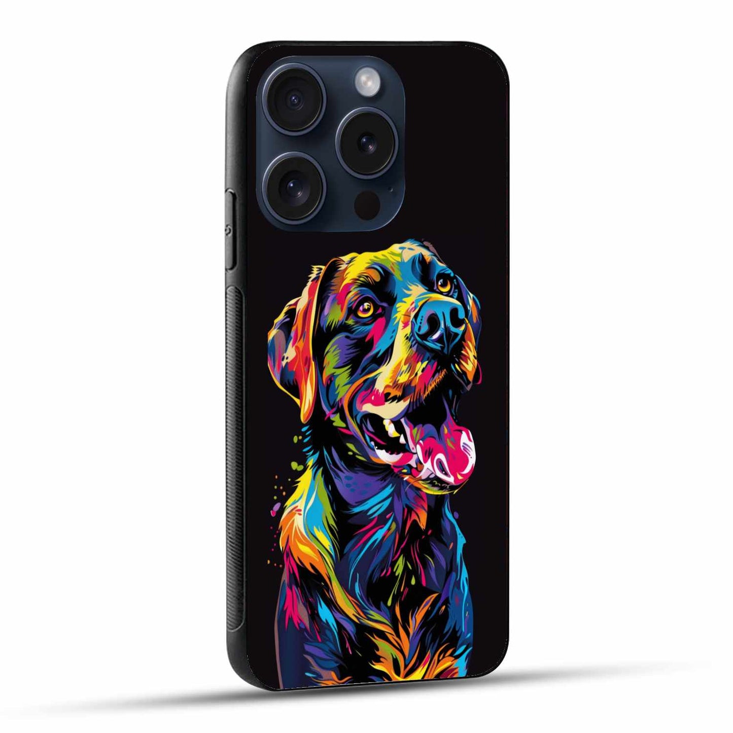 Neon Artistic Labrador Original Glass Cover