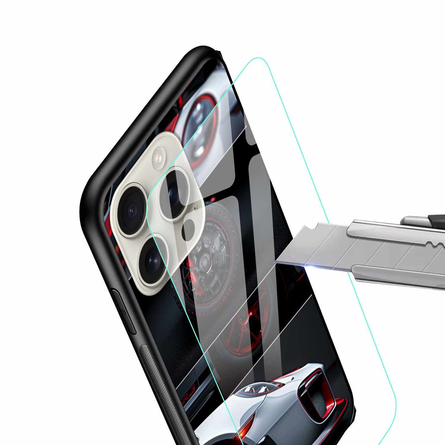 Luxury Sports Car Original Glass Cover – Sleek & Stylish