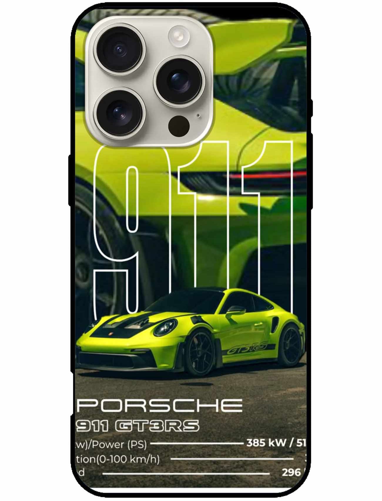 Porsche Neon Edition Original Glass Cover – Bold & Fast