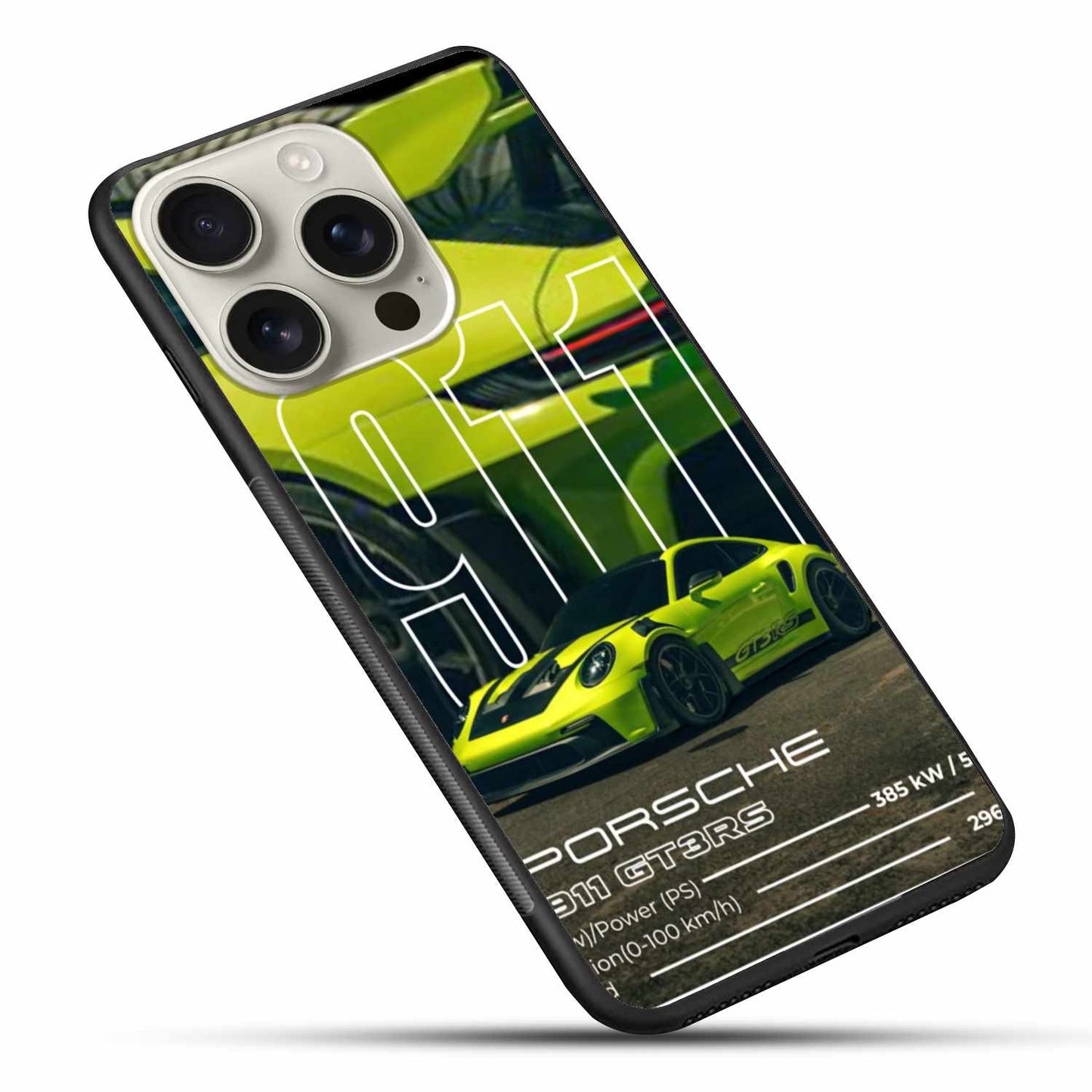 Porsche Neon Edition Original Glass Cover – Bold & Fast