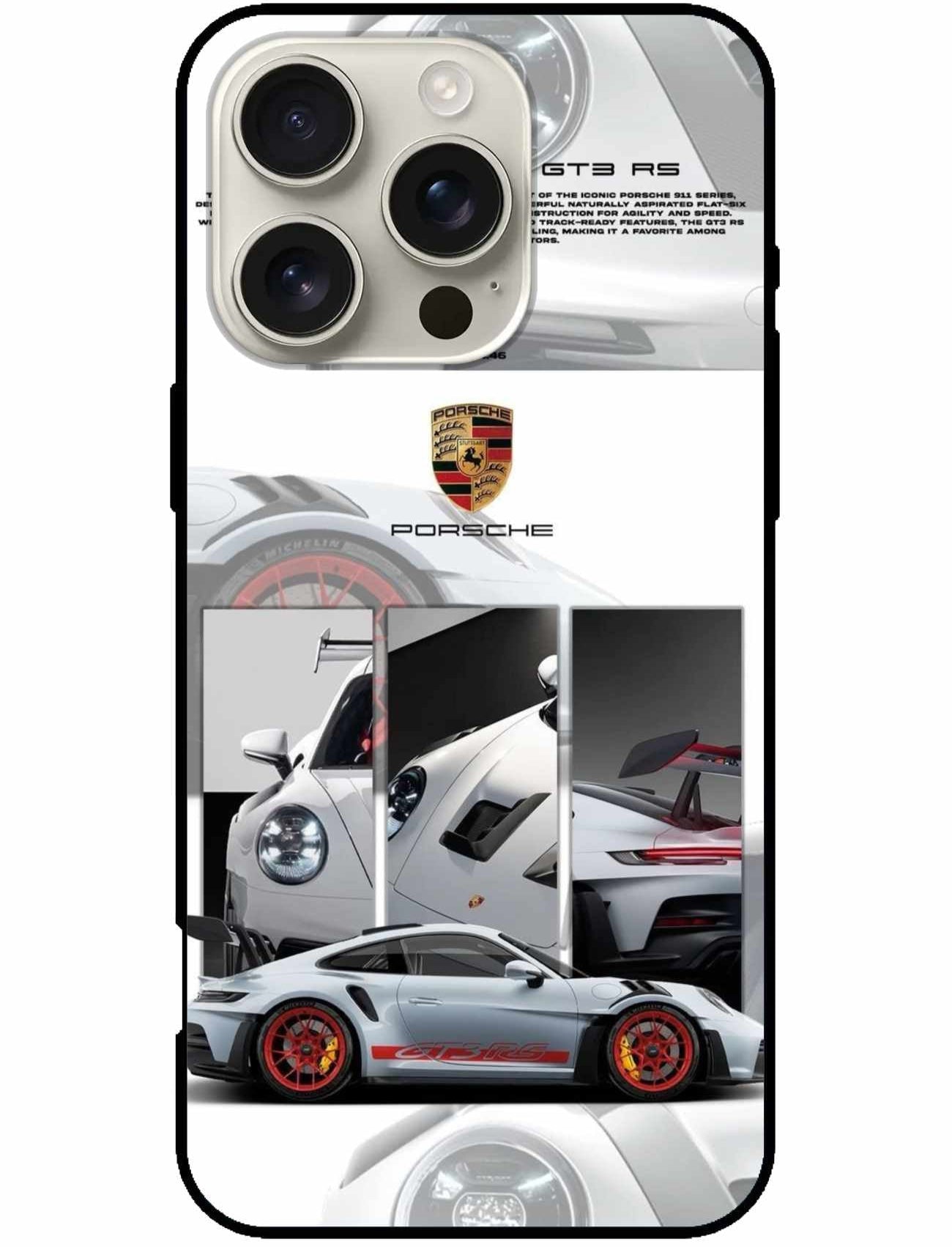 Porsche 911 GT3 RS White Edition Original Glass Cover – Precision in Motion