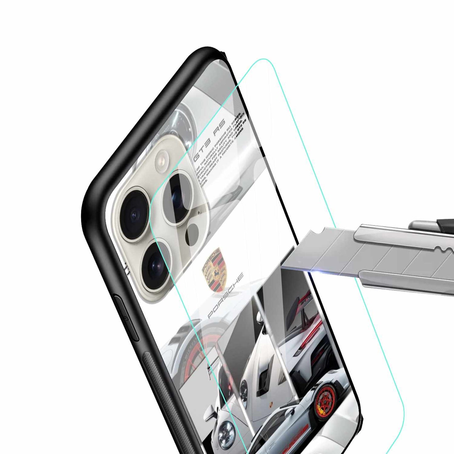 Porsche 911 GT3 RS White Edition Original Glass Cover – Precision in Motion