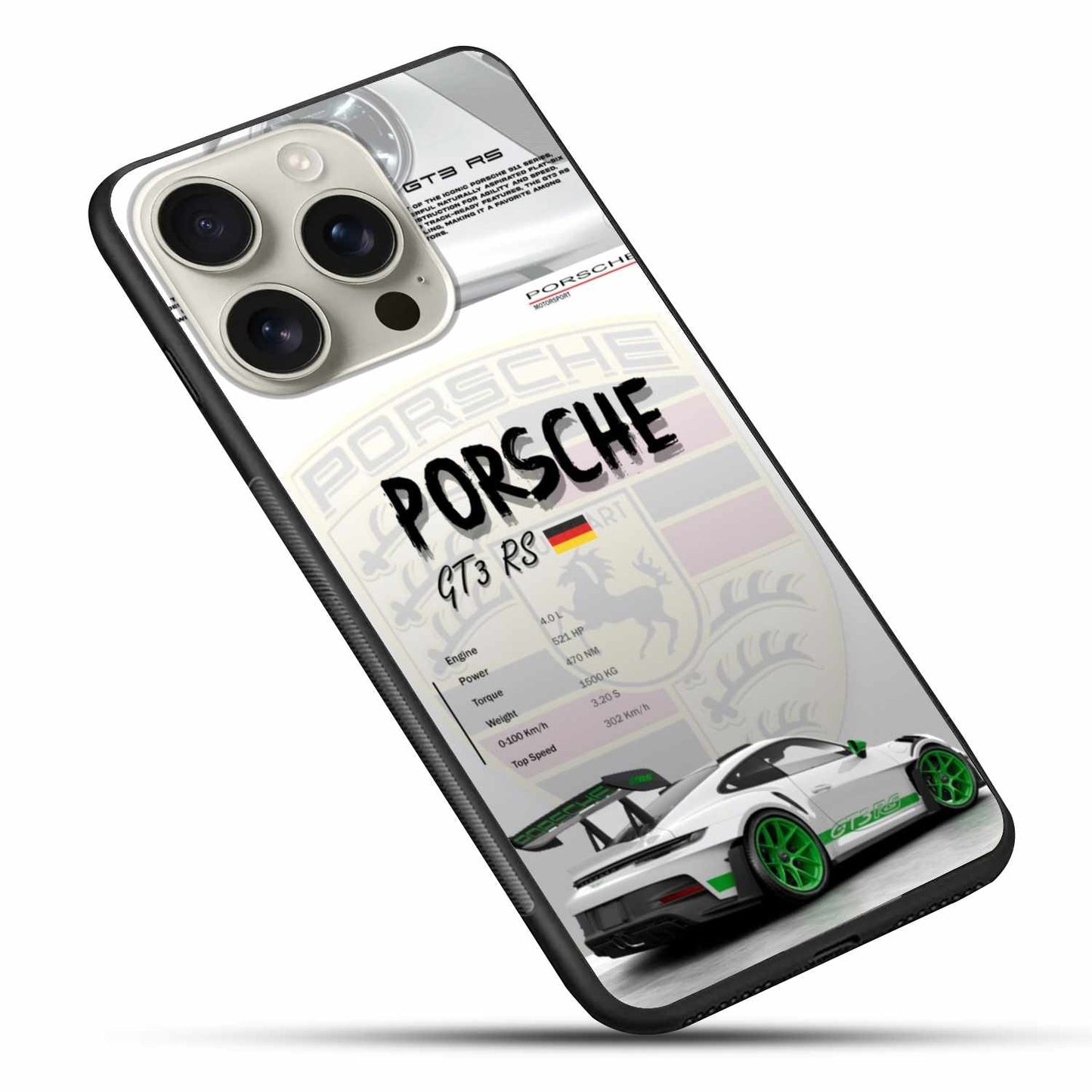 Porsche GT3 RS Performance Edition iPhone Cover