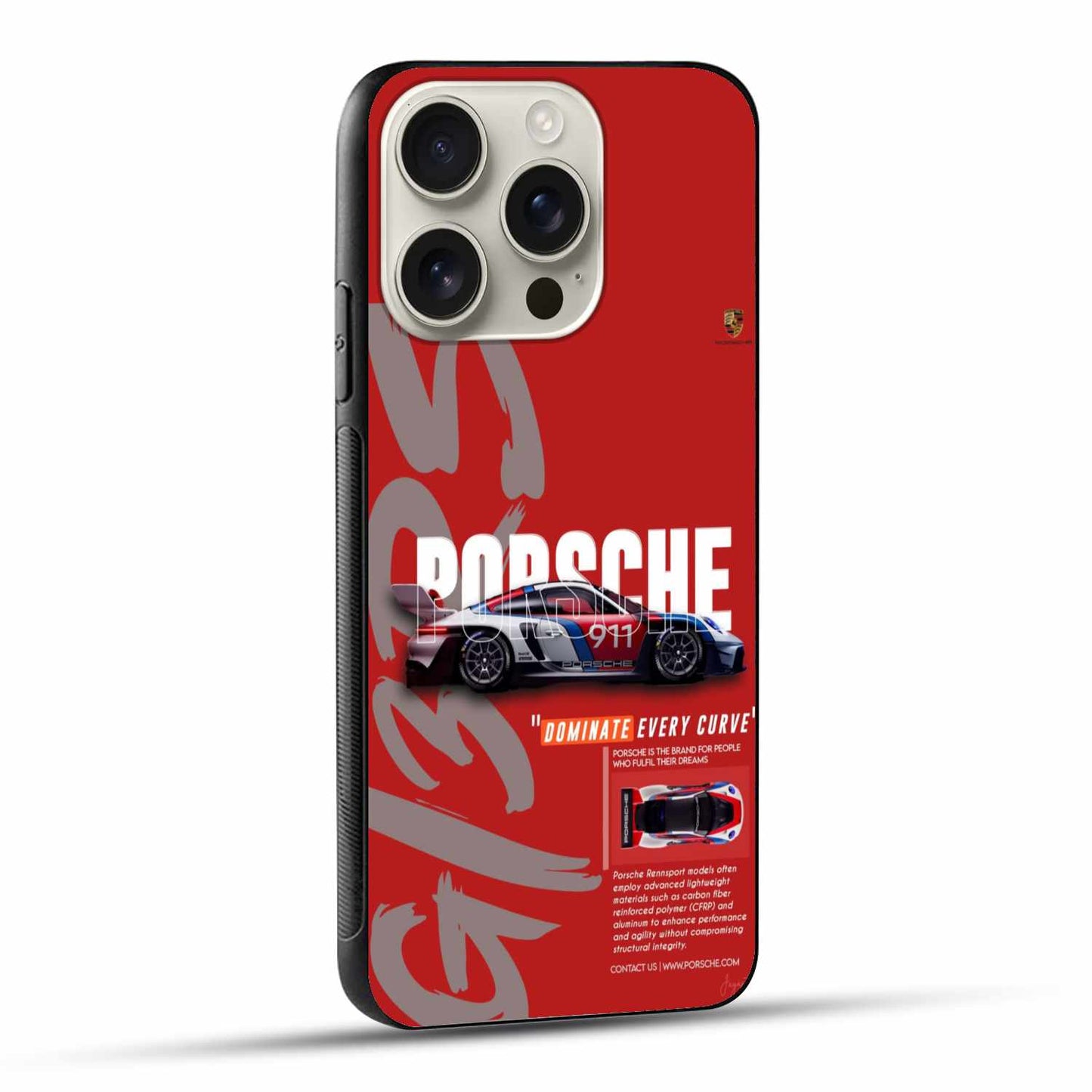 Porsche 911 Rennsport Edition Original Glass Cover