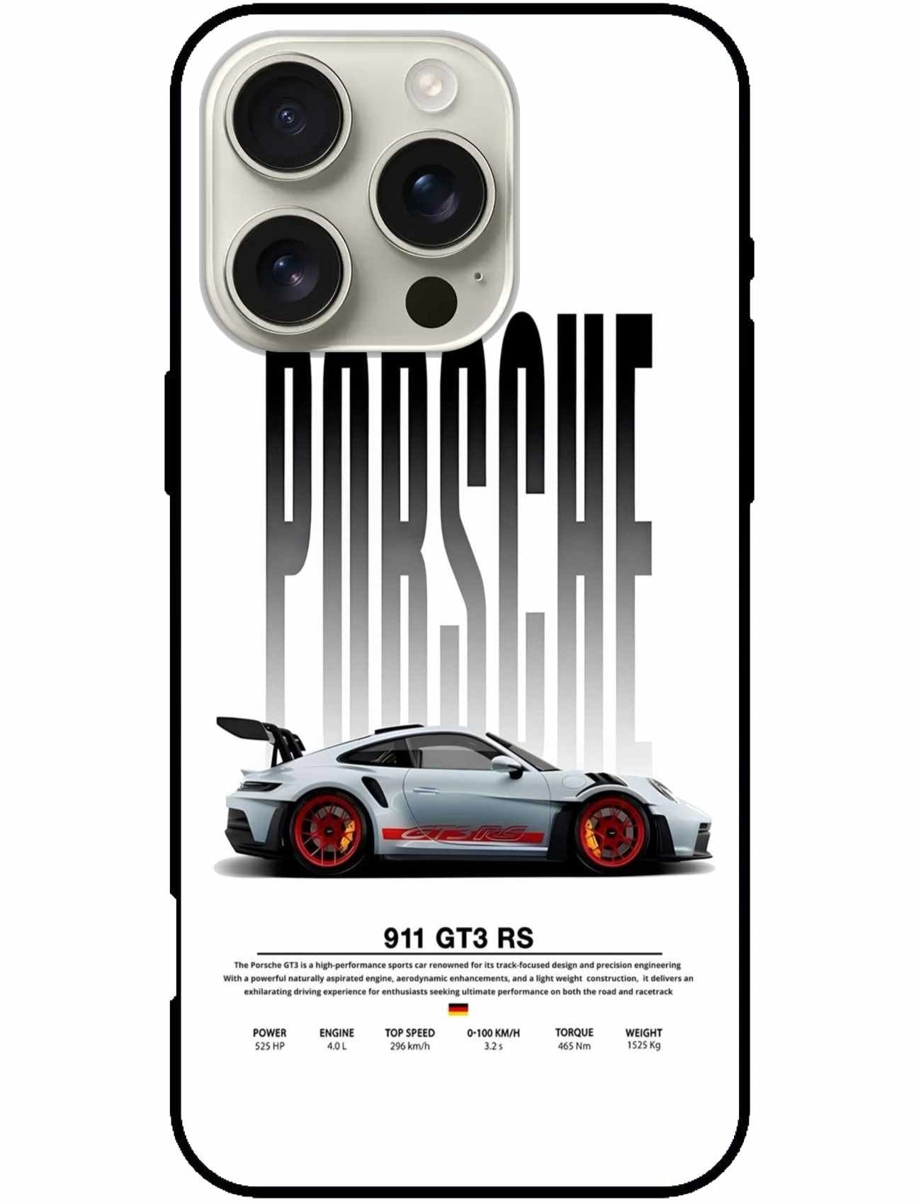 Porsche 911 GT3 RS Performance Edition Original Glass Cover
