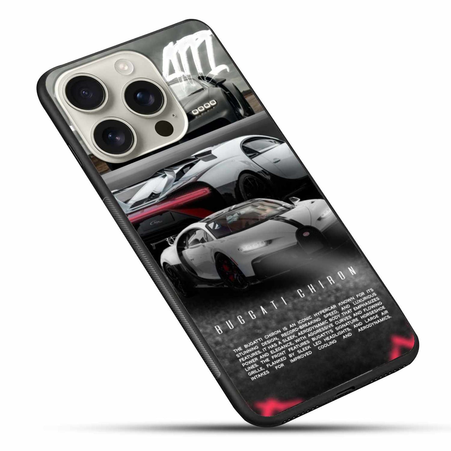 Bugatti Chiron Hypercar Original Glass Cover Description: