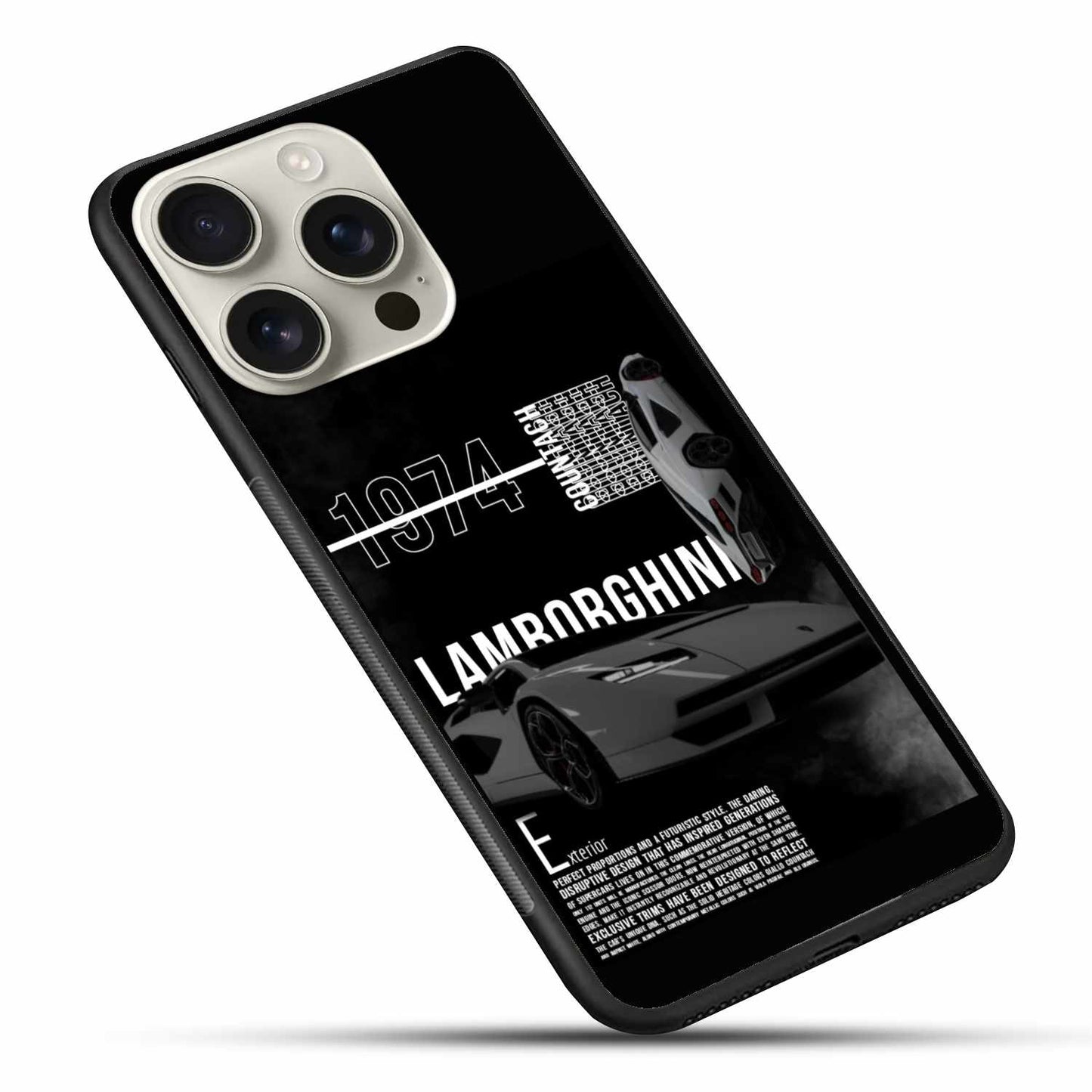 Lamborghini Countach 1974 Tribute Original Glass Cover