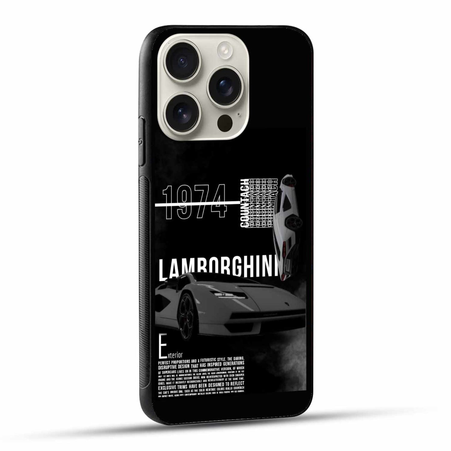 Lamborghini Countach 1974 Tribute Original Glass Cover