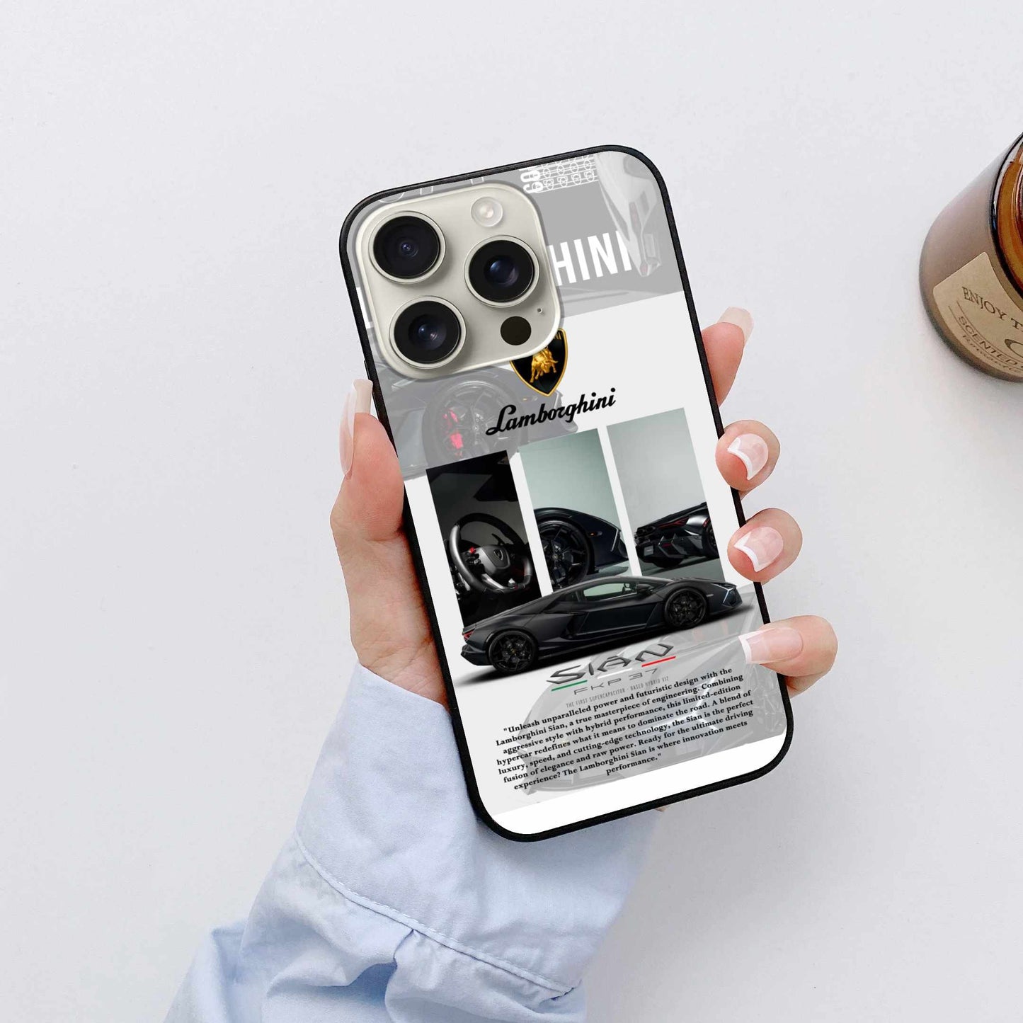 Lamborghini Sian FKP 37 Hybrid Supercar iPhone Cover