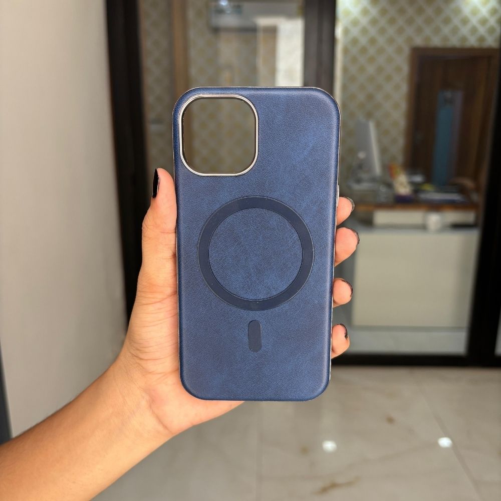 Premium MagSafe Leather iPhone Cases – Stylish & Functional