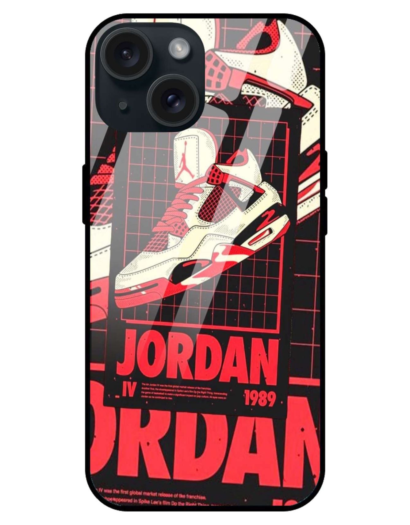 Jordan Original Glass Glossy Finish Back Cover