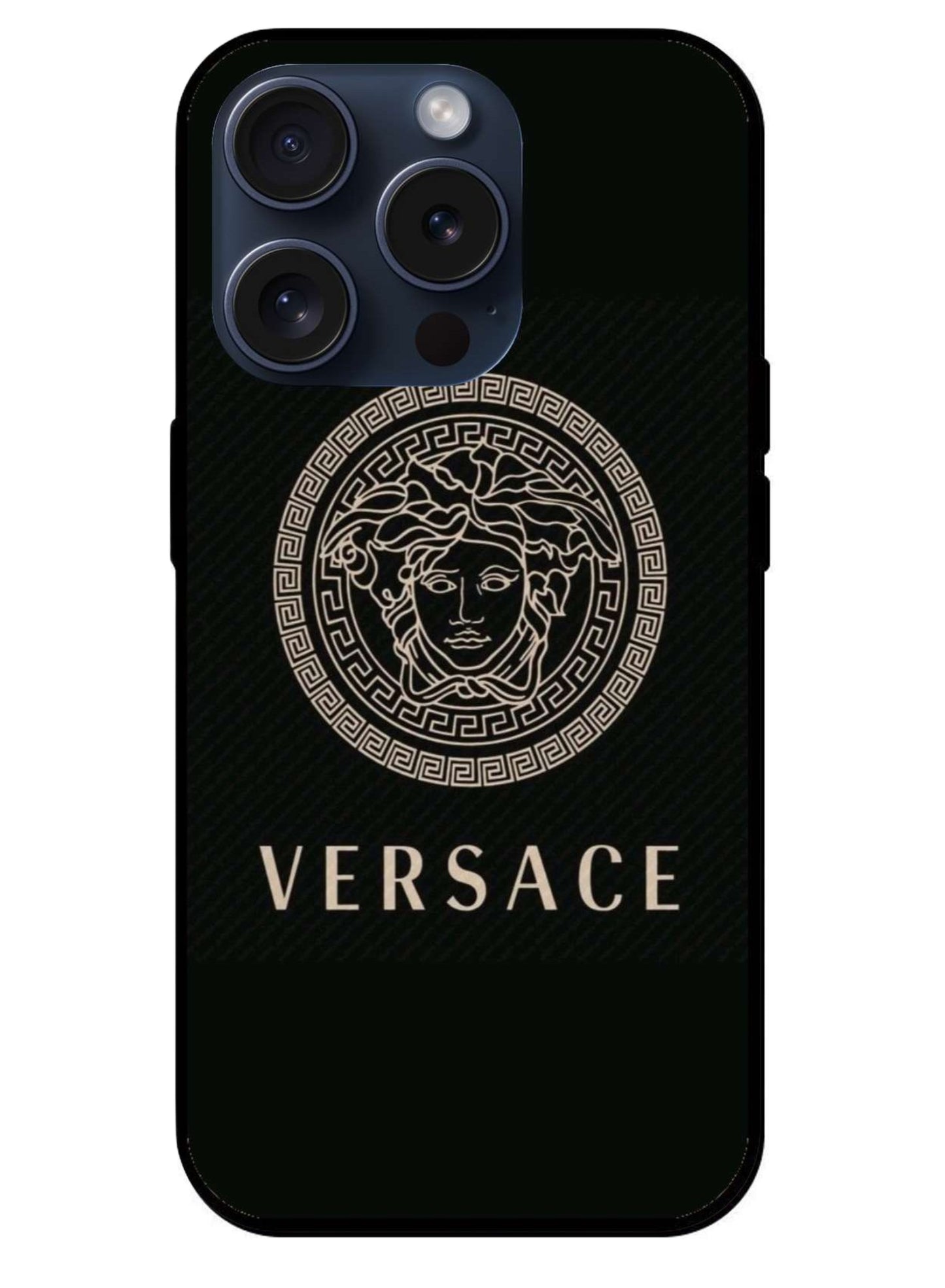 Versace Aesthetic Original Glass Glossy Finish Back Cover
