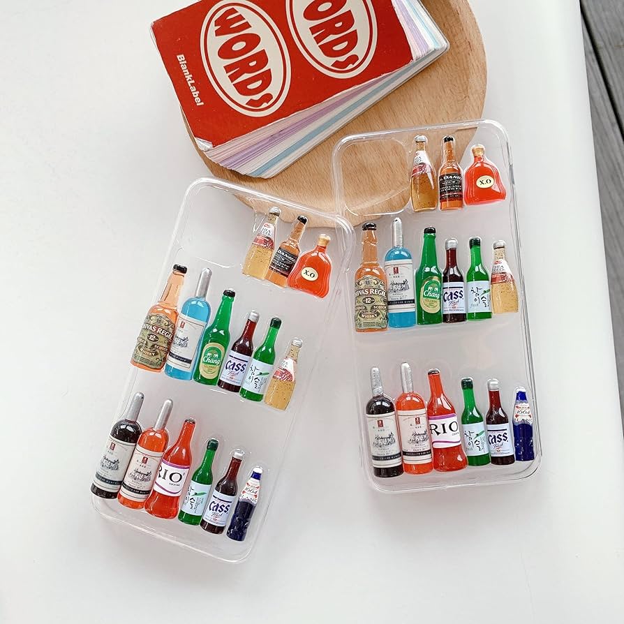Alcohol 3D Mini Bottle iPhone Case β Pop, Style & Cheers in Your Pocket!