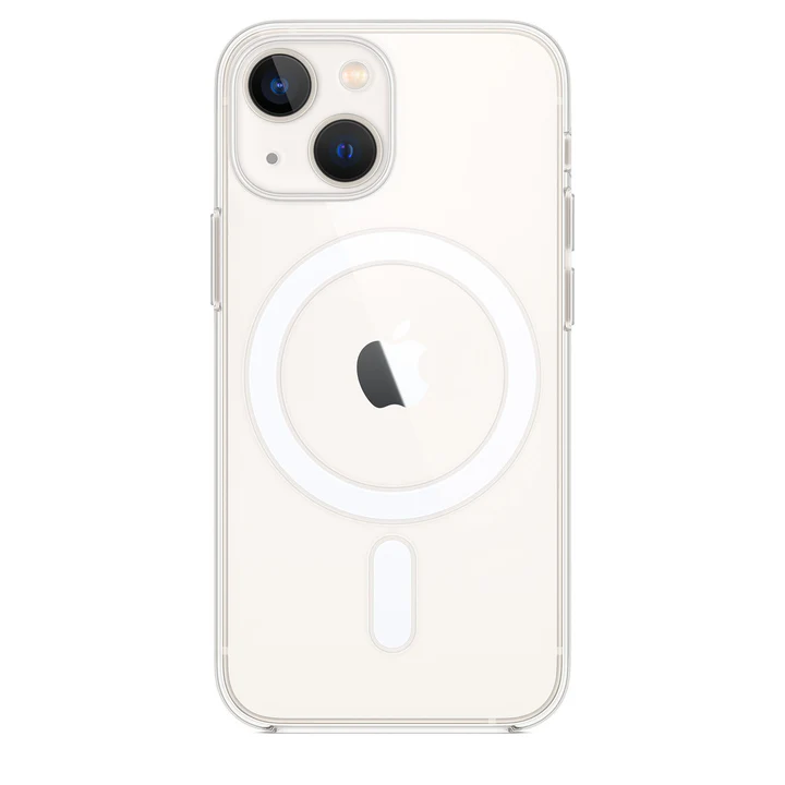 Stylish transparent Magsafe cover with wireless charging support, Bubble corner drop protection