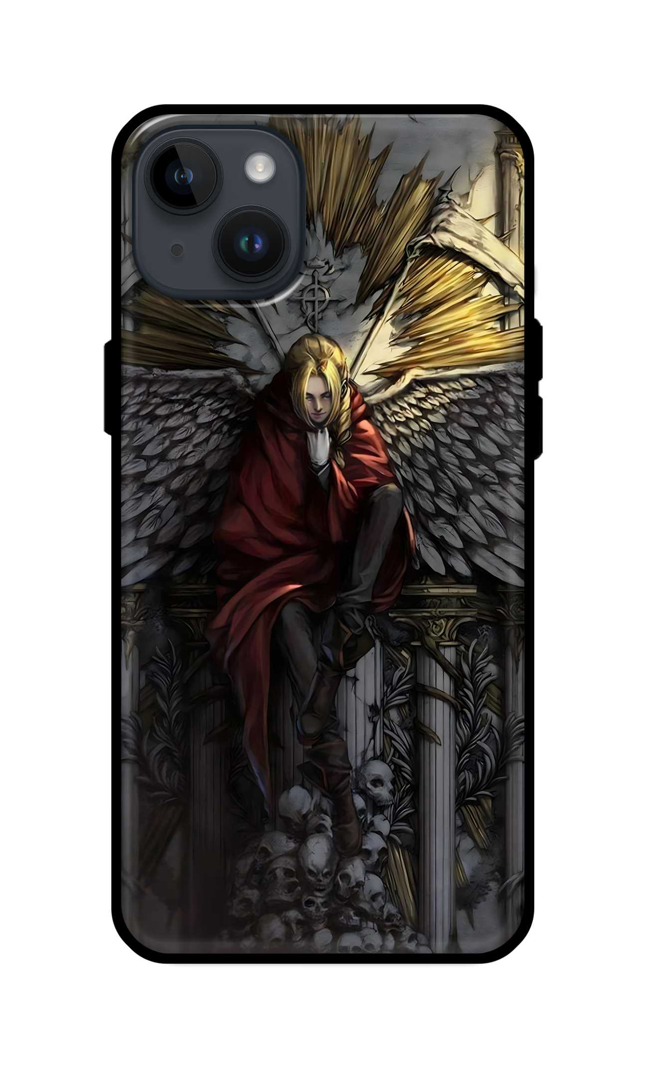 Edward Elric Glass Back Cover