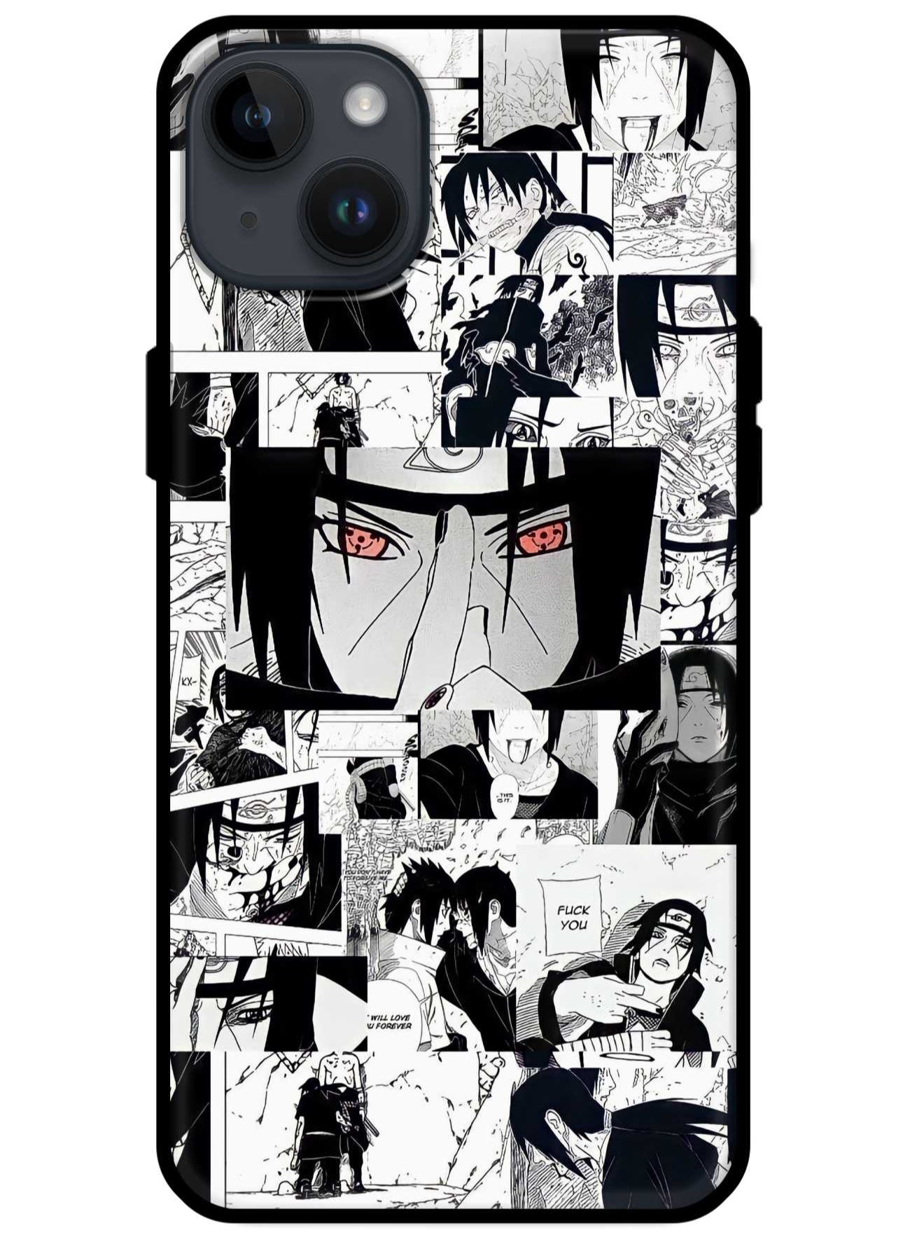 Itachi Uchiha Naruto character Glass Back Cover