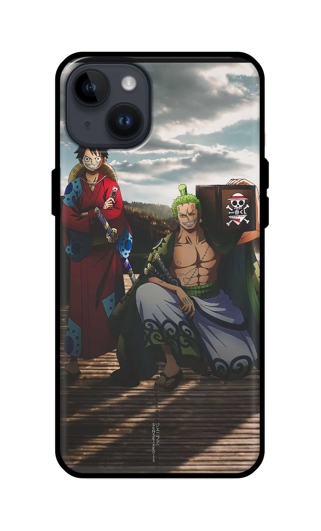 Protective Roronoa Zoro & Luffy Cover: The Ultimate Defense for Your iPhone 13