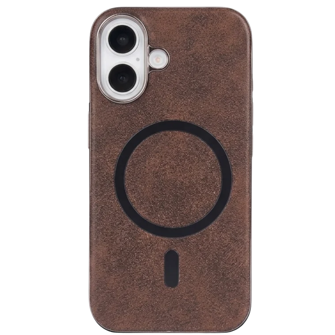 Luxury Leather Texture Magnetic Phone Cover - iPhone 14