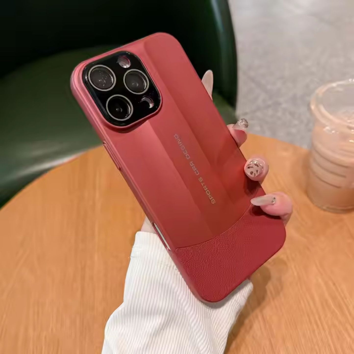 Luxury Matte iPhone Case 🚗 | Sports Car Inspired Design with Rugged Protection