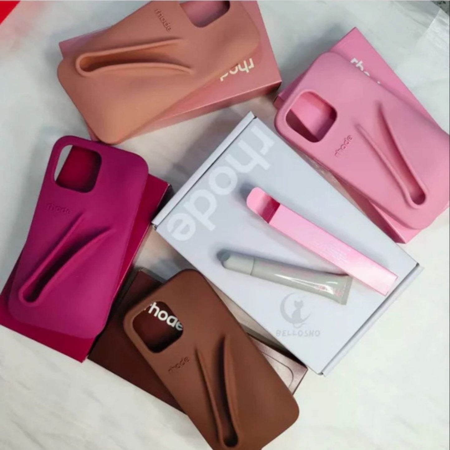 Rhode Lip Tint iPhone Case With Lip Balm – Bold & Beautiful!