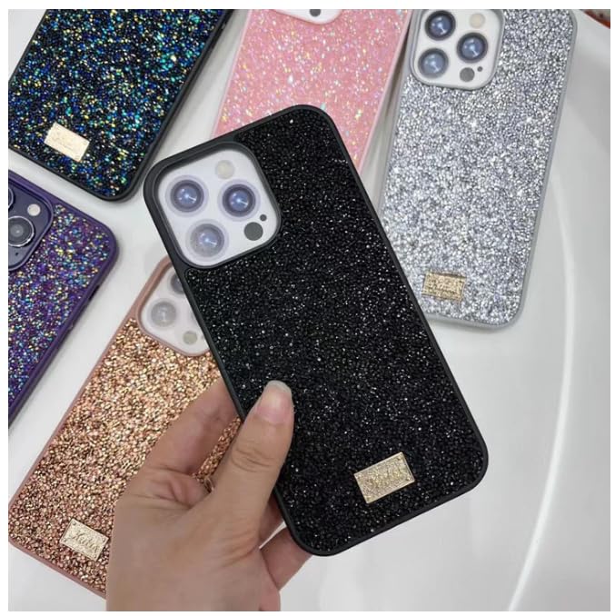 Luxury Glitter iPhone Case with Sparkling Crystals – Elegant & Protective Cover