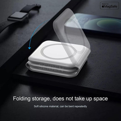 3-in-1 Magnetic Wireless Charger – Fast Charging Station for iPhone, Apple Watch & AirPods