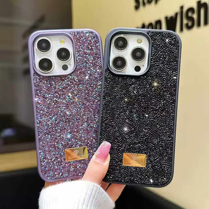 Luxury Glitter iPhone Case with Sparkling Crystals – Elegant & Protective Cover