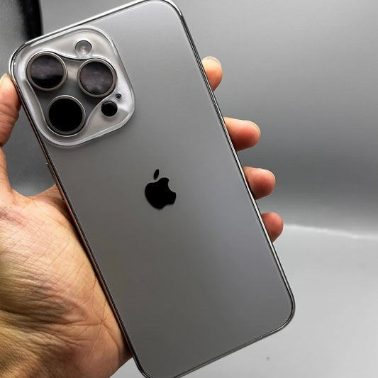 Matte Metallic Sleek iPhone Case – Minimalist Shockproof Back Cover