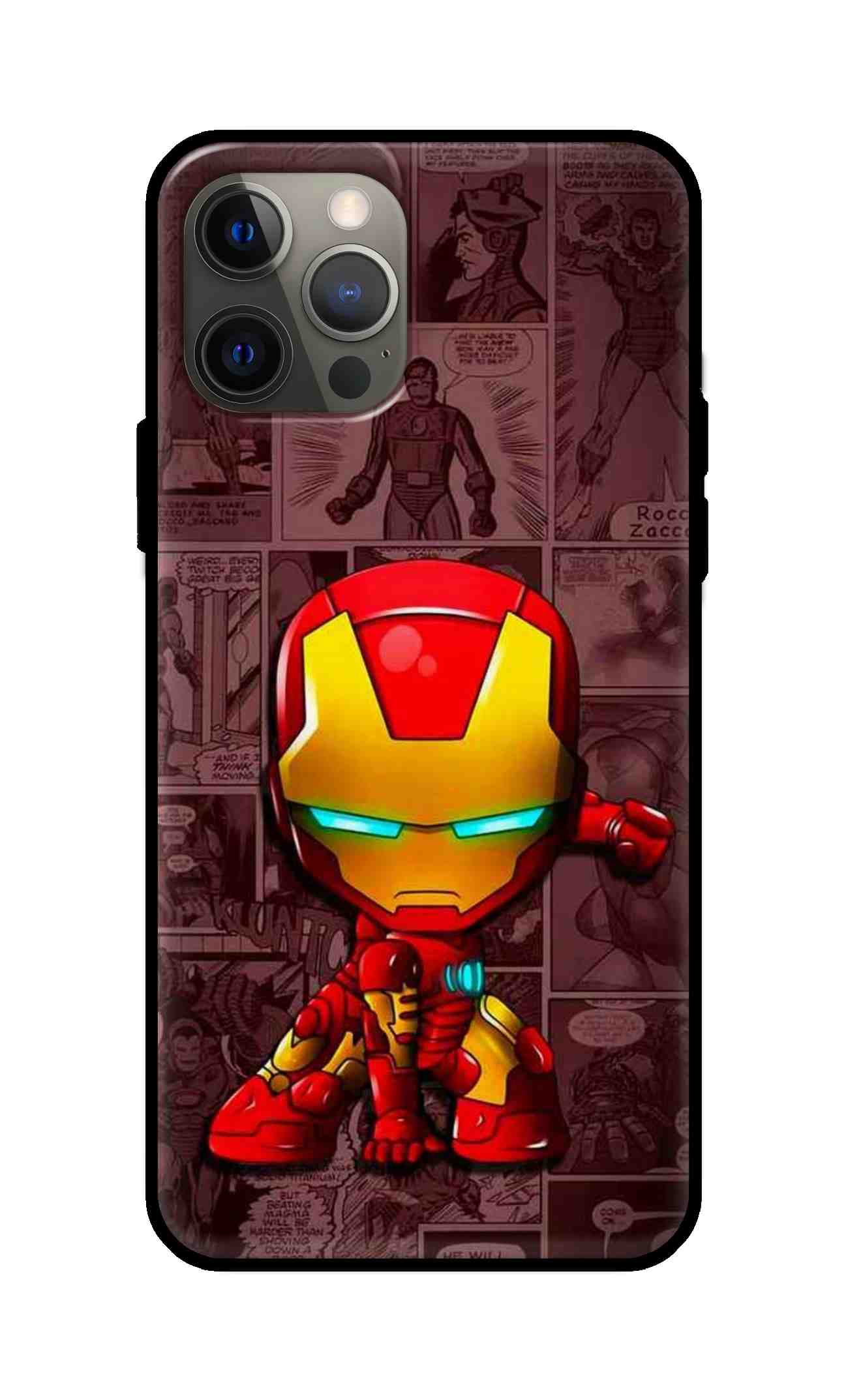 Ironman Glass back cover