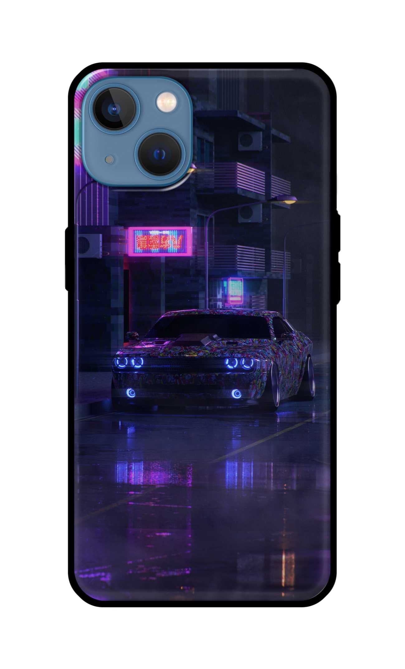 Dodge challenger Glass Back Cover