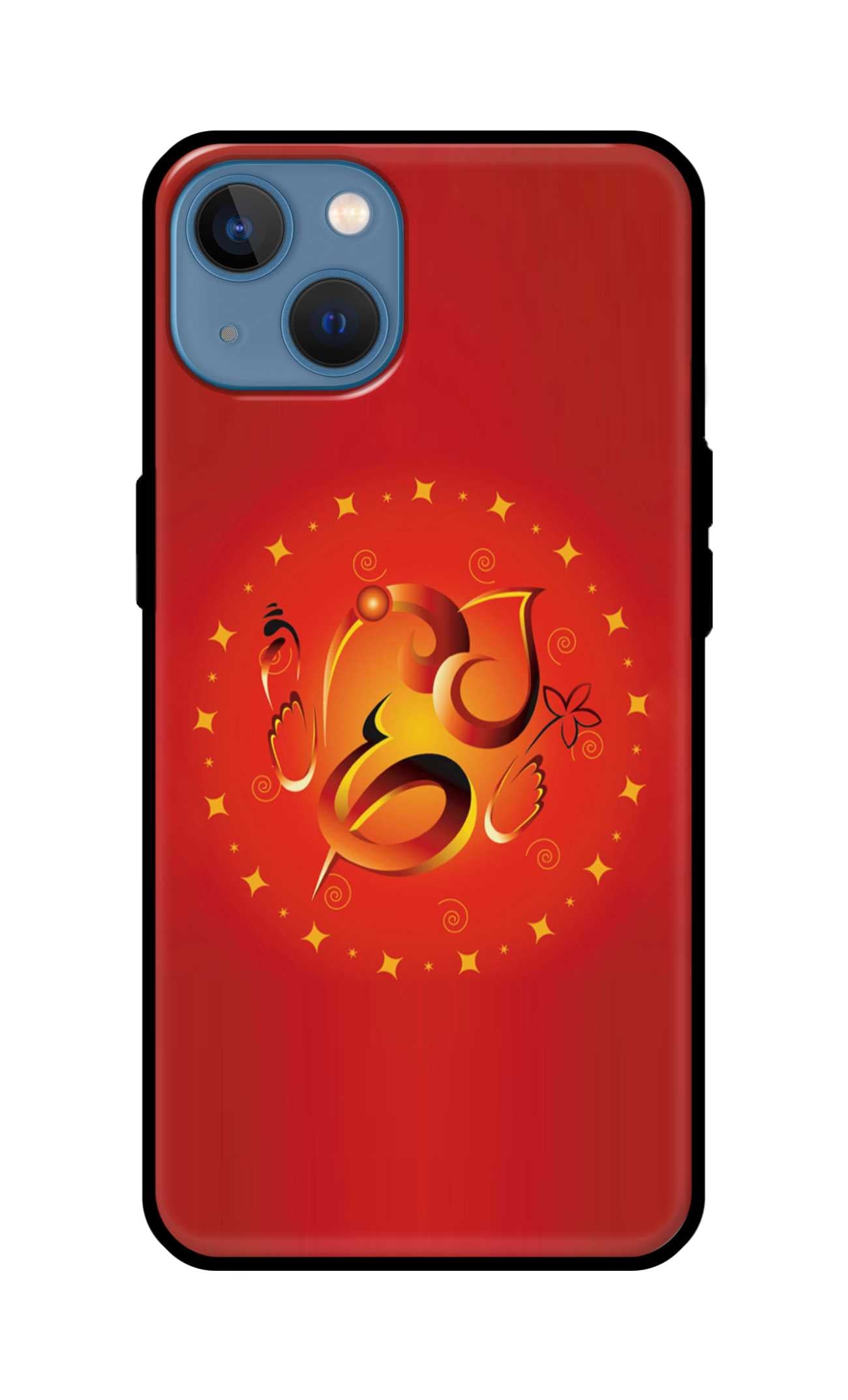 Ganesh ji Glass Back Cover