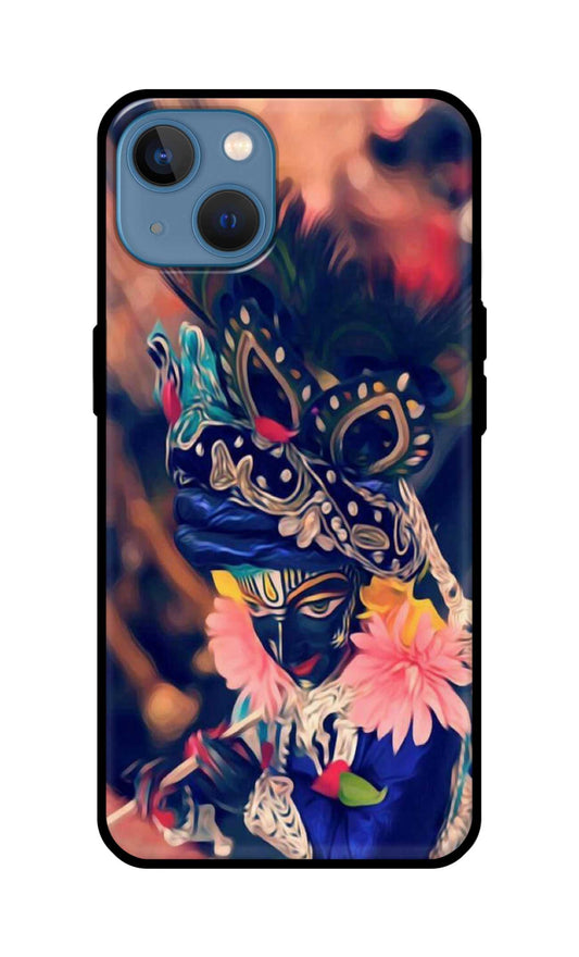 Krishna ji Glass Back Cover