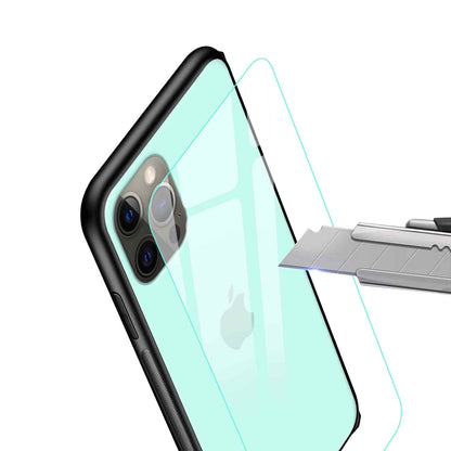Sleek Style: Plain Color Glass Cover Edition