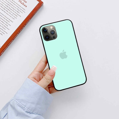 Sleek Style: Plain Color Glass Cover Edition